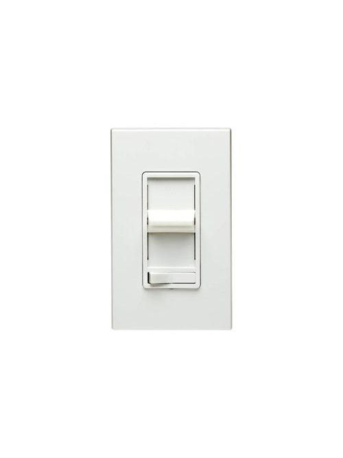 Product image for Leviton 6633-PLT 120 VAC 600 W 1-Pole 3-Way Light Almond Electro Mechanical Illuminated Incandescent Preset Slide Dimmer
