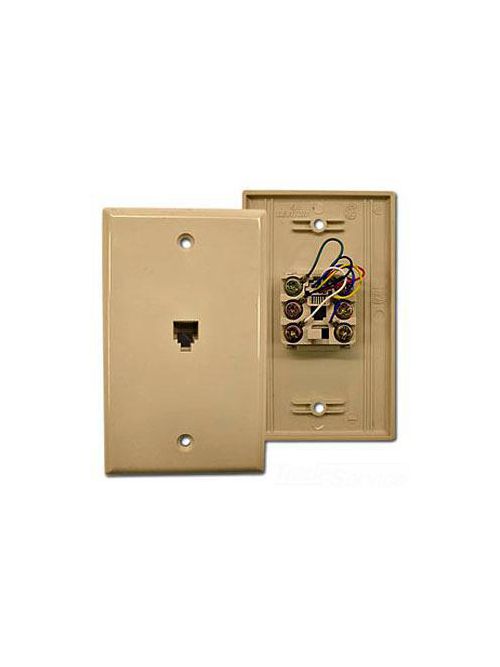 Product image for LEV 40238-I IV 6-TERM FL MOUNT JACK