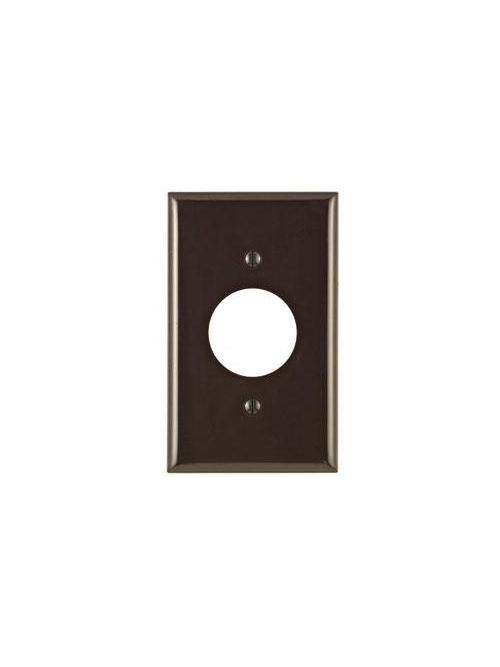 Leviton 80704 1-Gang Single 1.406 Inch Hole Device Receptacle Standard Size Thermoplastic Nylon Brown Wallplate Leviton 80704 1-Gang Single 1.406 Inch Hole Device Receptacle Standard Size Thermoplastic Nylon Brown Wallplate