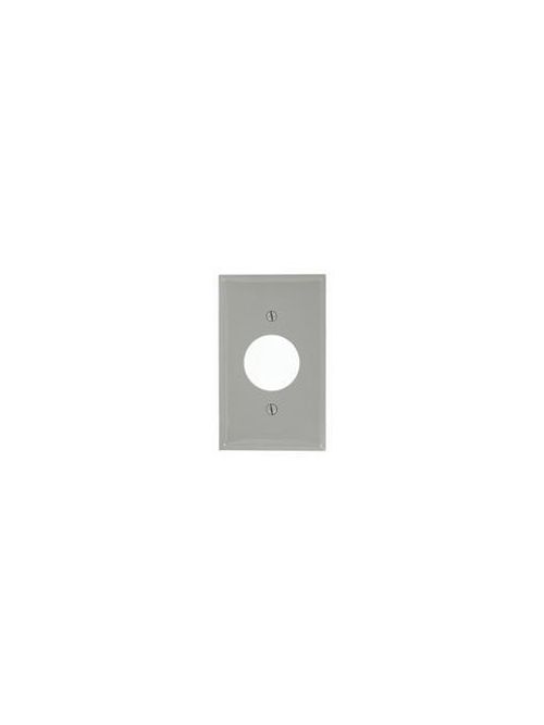 Leviton 80704-GY 1-Gang Single 1.406 Inch Hole Device Mount Receptacle Standard Size Grey Wallplate Leviton 80704-GY 1-Gang Single 1.406 Inch Hole Device Mount Receptacle Standard Size Grey Wallplate