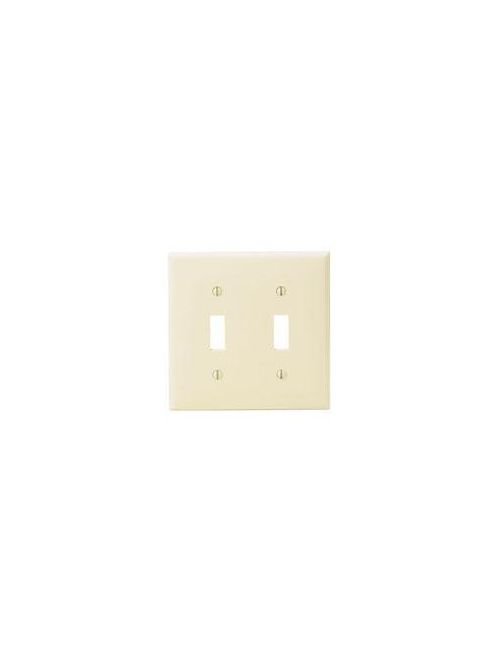 Leviton 80709-R 2-Gang Toggle Device Mount Switch Standard Size Thermoplastic Nylon Red Wallplate Leviton 80709-R 2-Gang Toggle Device Mount Switch Standard Size Thermoplastic Nylon Red Wallplate