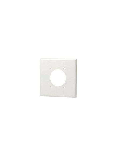 Leviton 80726-I 2-Gang Flush Mount 2.15 Inch Diameter Device Receptacle Standard Size Ivory Wallplate Leviton 80726-I 2-Gang Flush Mount 2.15 Inch Diameter Device Receptacle Standard Size Ivory Wallplate
