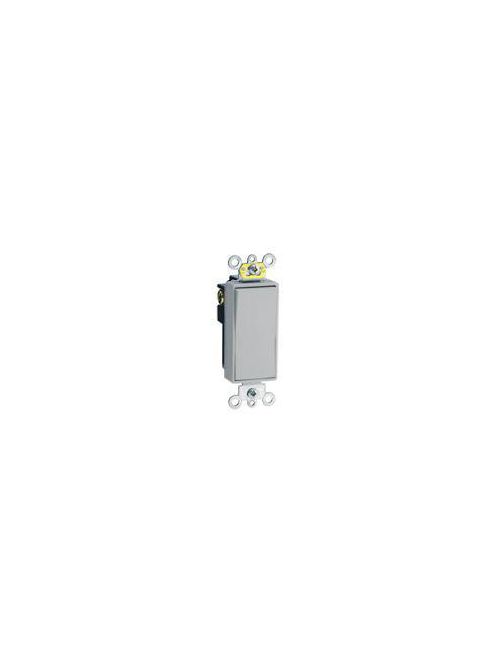 Leviton 5624-2GY 20 Amp 120/277 Volt Decora Plus Rocker 4-Way Grey AC Quiet Switch Leviton 5624-2GY 20 Amp 120/277 Volt Decora Plus Rocker 4-Way Grey AC Quiet Switch