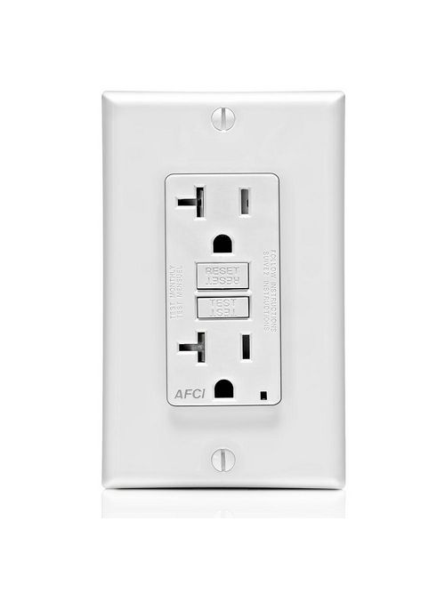 LEV AFTR2-W WH AFCI 20A125V LEV AFTR2-W WH AFCI 20A125V