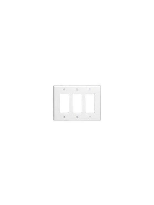 Leviton 80611 6.75 x 0.255 x 4.875 Inch 3-Gang Smooth Brown Thermoset Device Mount Midway Decorator Wallplate Leviton 80611 6.75 x 0.255 x 4.875 Inch 3-Gang Smooth Brown Thermoset Device Mount Midway Decorator Wallplate