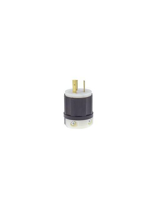 Leviton 2331 20 Amp 277 Volt NEMA L7-20P 2-Pole 3 Wire Industrial Grade Grounding Black/White Locking Plug Leviton 2331 20 Amp 277 Volt NEMA L7-20P 2-Pole 3 Wire Industrial Grade Grounding Black/White Locking Plug