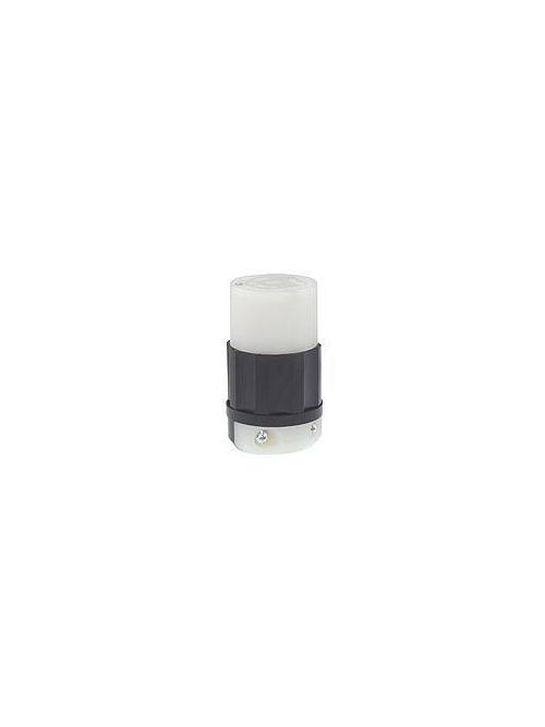 Leviton 2333 20 Amp 277 Volt NEMA L7-20R 2-Pole 3 Wire Industrial Grade Grounding Black/White Locking Connector Leviton 2333 20 Amp 277 Volt NEMA L7-20R 2-Pole 3 Wire Industrial Grade Grounding Black/White Locking Connector