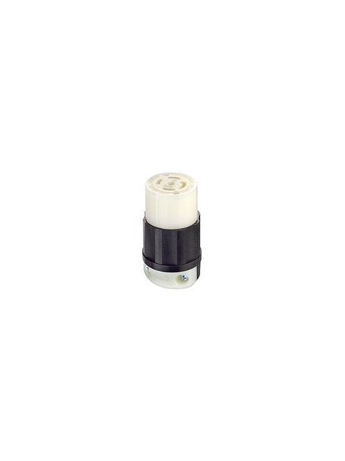 Leviton 2813 30 Amp 120/208 Volt 3PY NEMA L21-30R 4-Pole 5 Wire Industrial Grade Grounding Black/White Locking Connector Leviton 2813 30 Amp 120/208 Volt 3PY NEMA L21-30R 4-Pole 5 Wire Industrial Grade Grounding Black/White Locking Connector