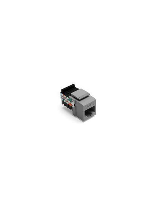 Leviton 41108-RG5 Category 5 Gray Plastic Snap-In 8-Position 8-Conductor UTP Jack Connector Leviton 41108-RG5 Category 5 Gray Plastic Snap-In 8-Position 8-Conductor UTP Jack Connector