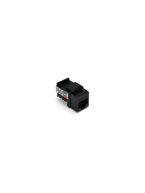 Leviton 41108-RE5 Category 5 Black Plastic Snap-In 8-Position 8-Conductor UTP Jack Connector Leviton 41108-RE5 Category 5 Black Plastic Snap-In 8-Position 8-Conductor UTP Jack Connector