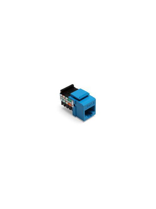 Leviton 41108-RL5 Category 5 Blue Plastic Snap-In 8-Position 8-Conductor UTP Jack Connector Leviton 41108-RL5 Category 5 Blue Plastic Snap-In 8-Position 8-Conductor UTP Jack Connector