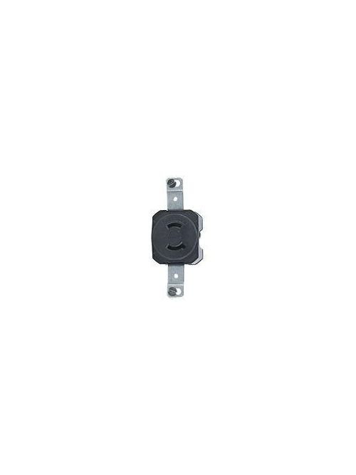 Leviton 7535 125 Volt 15 Amp 2-Pole 2-Wire NEMA L1-15R Black Nylon Non-Grounding Locking Receptacle Leviton 7535 125 Volt 15 Amp 2-Pole 2-Wire NEMA L1-15R Black Nylon Non-Grounding Locking Receptacle