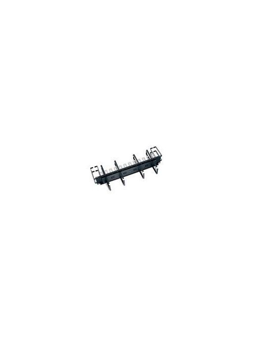Leviton 49252-PCM 19 x 3.5 Inch Black 16 Gauge Steel Front/Rear 2-Position Flat Cable Manager Leviton 49252-PCM 19 x 3.5 Inch Black 16 Gauge Steel Front/Rear 2-Position Flat Cable Manager