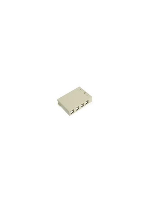 LEVITON 41089-4IP IVORY 4-PORTSURFACE MOUNT BOX LEVITON 41089-4IP IVORY 4-PORTSURFACE MOUNT BOX