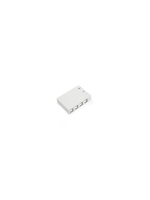 LEVITON 41089-4WP WHITE 4-PORTSURFACE MOUNT BOX LEVITON 41089-4WP WHITE 4-PORTSURFACE MOUNT BOX