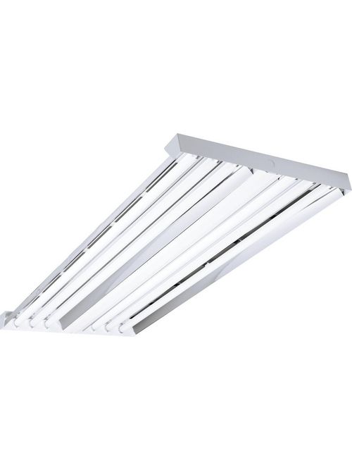 Product image for Columbia Lighting LHA4-454-NU-4EPU 120 to 277 Volt 54/51 W 4-Lamp Electronic T8 Fluorescent Light Fixture