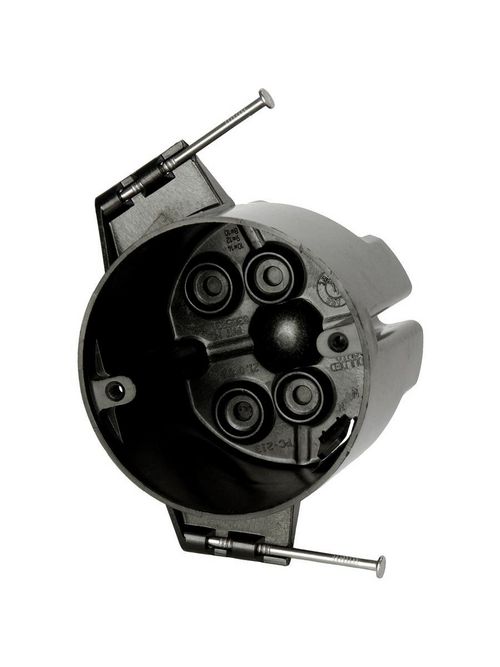 Allied Moulded Products PC213-N 2-7/8 x 3-1/2 Inch 21 In Polycarbonate Round Ceiling Fixture Outlet Box Allied Moulded Products PC213-N 2-7/8 x 3-1/2 Inch 21 In Polycarbonate Round Ceiling Fixture Outlet Box