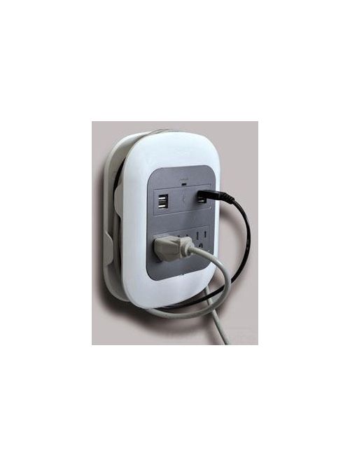 Product image for Wiremold PX1003 125 Volt 15 Amp USB/Multi-Outlet Charging Station
