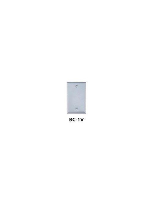 Teddico BC-1V 1-Gang Gray Stamped Steel Blank Weatherproof Box Cover Teddico BC-1V 1-Gang Gray Stamped Steel Blank Weatherproof Box Cover