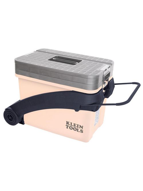 Product image for Klein 54701WC Sit/Stand 3-Tier Tool Box Wheel Caddy