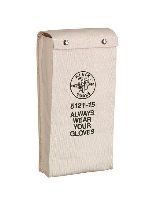 Klein Tools 5121-19 8 x 19 Inch Canvas Gloves Bag Klein Tools 5121-19 8 x 19 Inch Canvas Gloves Bag