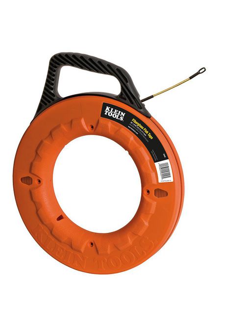 Klein Tools 56009 50 Foot x 3/16 Inch Fiberglass Fish Tape Klein Tools 56009 50 Foot x 3/16 Inch Fiberglass Fish Tape