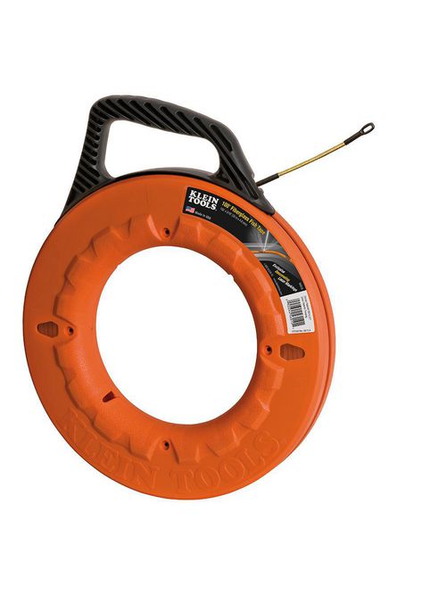 Klein 56010 3/16 Inch x 100 Foot 500 lb Non-Conductive Fiberglass Flexible Fish Tape Klein 56010 3/16 Inch x 100 Foot 500 lb Non-Conductive Fiberglass Flexible Fish Tape