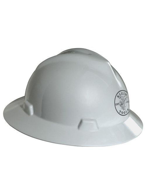 Product image for Klein 60031 V-Gard® Hard Hat with Klein Lineman Logo, White