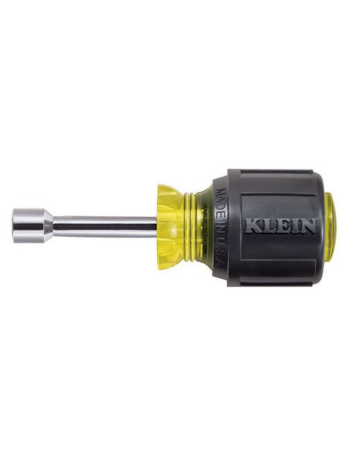 Klein Tools 610-5/16M 5/16 x 3-1/2 Inch Yellow Magnetic Tip Hollow-Shaft Nutdriver Klein Tools 610-5/16M 5/16 x 3-1/2 Inch Yellow Magnetic Tip Hollow-Shaft Nutdriver