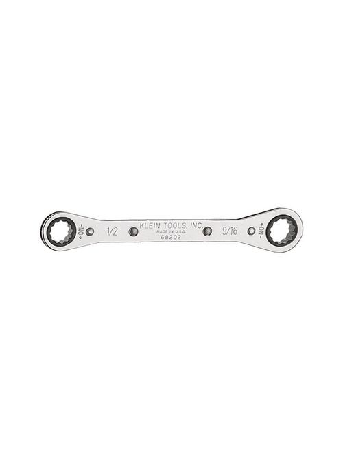 Klein Tools 68202 6-7/8 x 1/2 x 9/16 Inch 12-Point Ratcheting Box Wrench Klein Tools 68202 6-7/8 x 1/2 x 9/16 Inch 12-Point Ratcheting Box Wrench