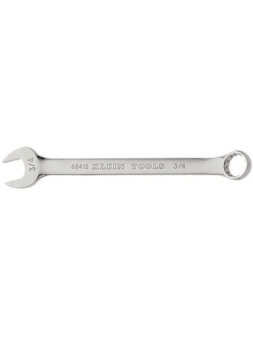 Klein Tools 68418 9-7/8 x 3/4 Inch 12-Point Box End Combination Wrench Klein Tools 68418 9-7/8 x 3/4 Inch 12-Point Box End Combination Wrench