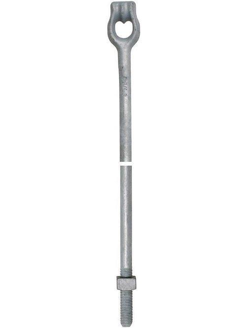 Hubbell Power 5358 3/4 Inch x 8 Foot Galvanized Anchor Rod | Irby Utilities