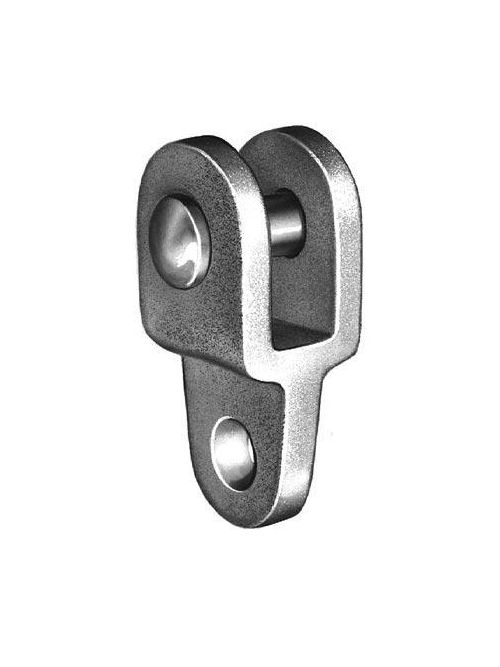 Product image for Hubbell Power CA04 18000 lb Galvanized Ductile Iron Clevis Eye