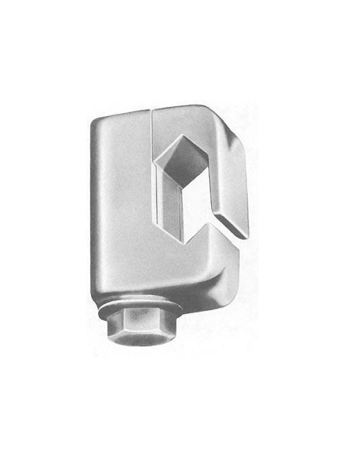 Product image for Hubbell Power GC5004 4 AWG Bronze Cable to Cable Vise Grounding Connector