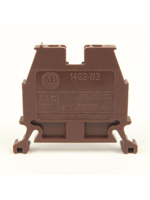 Allen-Bradley 1492-W3-BL 2.5 mm Standard Terminal Block Allen-Bradley 1492-W3-BL 2.5 mm Standard Terminal Block