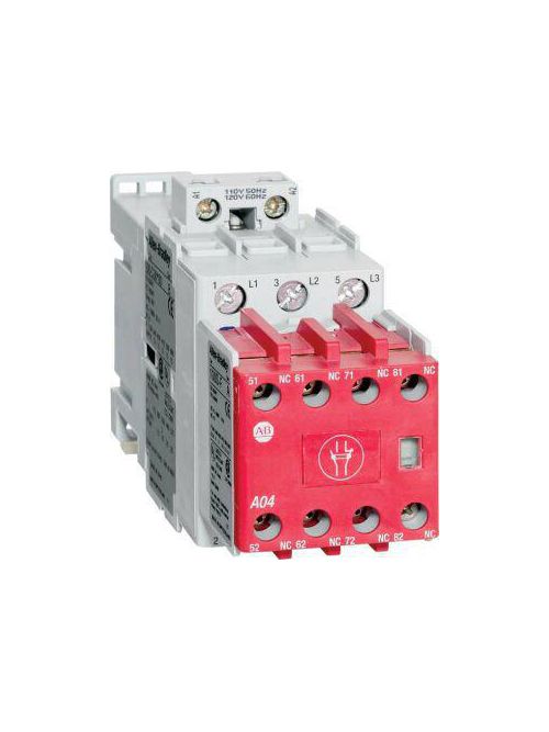 Allen Bradley 100S-C16DJ404C 16 Amp MCS IEC Safety Contactor Allen Bradley 100S-C16DJ404C 16 Amp MCS IEC Safety Contactor