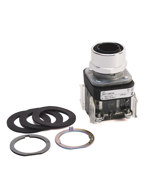 Allen-Bradley 800T-QBN25 30.5 mm Type 4/13 No Lamp 1 NC Illuminated Momentary Contact Push Button Allen-Bradley 800T-QBN25 30.5 mm Type 4/13 No Lamp 1 NC Illuminated Momentary Contact Push Button