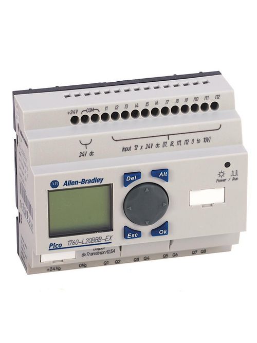 Product image for Allen Bradley 1760-L20BBB-EXND Pico 20-Point DC Controller