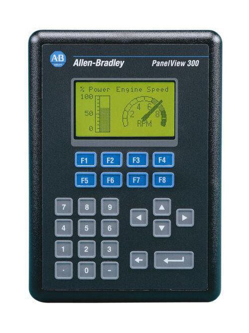 Product image for Allen Bradley 2711-K3A17L1 3 Inch RS232 240/170 kB Keypad Operator Monochrome Display Panelview Plus Terminal