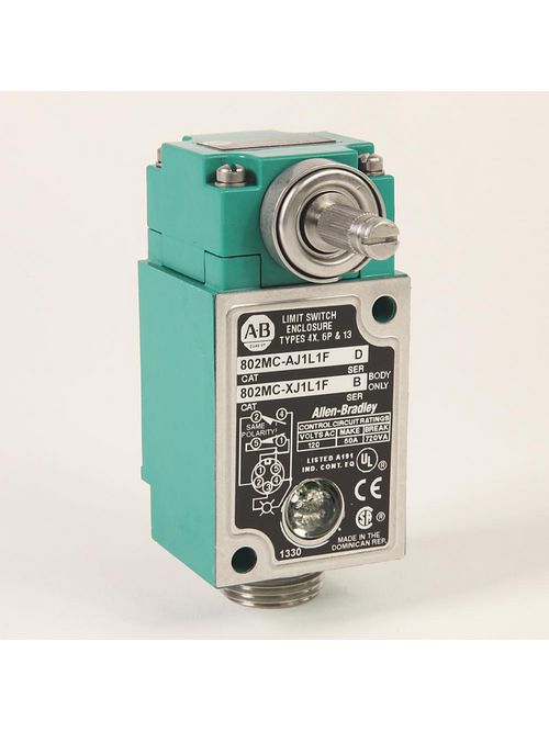 Allen-Bradley 802MC-AJ1L1F Corrosion Resistant Limit Switch Allen-Bradley 802MC-AJ1L1F Corrosion Resistant Limit Switch