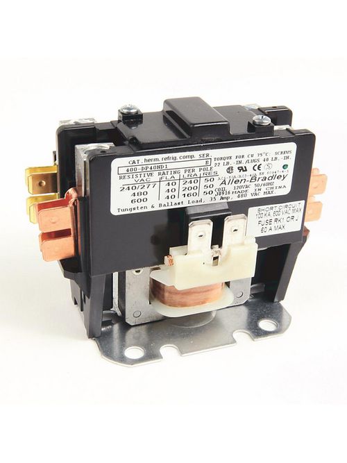Allen-Bradley 400-DP40ND4 40 Amp Definite Purpose Contactor Allen-Bradley 400-DP40ND4 40 Amp Definite Purpose Contactor