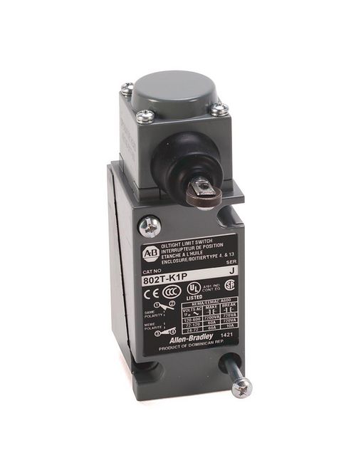 Allen-Bradley 802T-K1TP1 Plug-In Oiltight Limit Switch Allen-Bradley 802T-K1TP1 Plug-In Oiltight Limit Switch