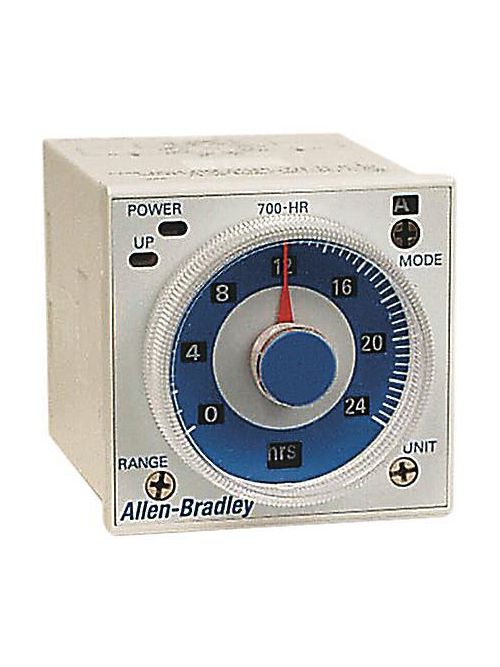 Product image for Allen-Bradley 700-HRF82DA18 Tube Base Dial Timing Relay