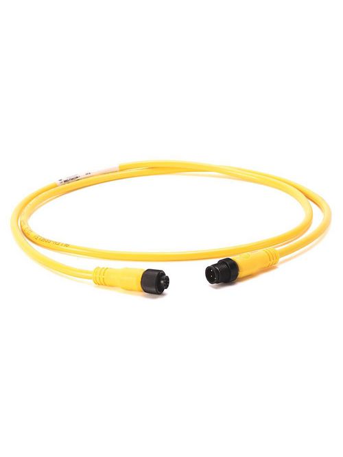 Allen-Bradley 889D-F3ACDM-2 3-Pin Yellow Unshielded DC Micro Female to Male Straight Connector PVC Cable Allen-Bradley 889D-F3ACDM-2 3-Pin Yellow Unshielded DC Micro Female to Male Straight Connector PVC Cable