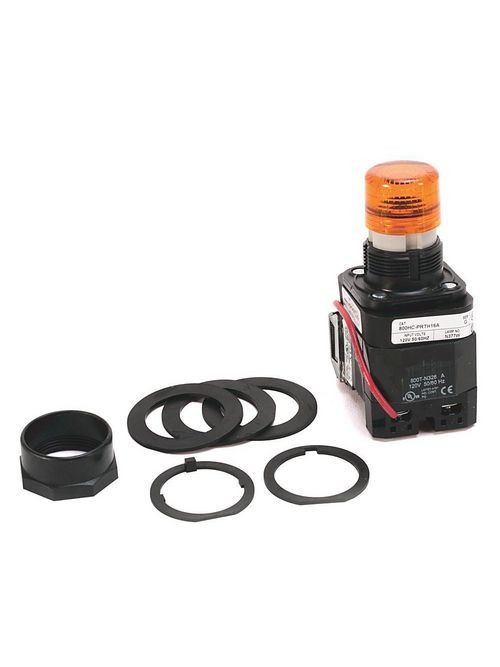 Allen-Bradley 800HC-PRBH16R Red Plastic 30.5 mm Momentary Contact Illuminated Push Button Allen-Bradley 800HC-PRBH16R Red Plastic 30.5 mm Momentary Contact Illuminated Push Button