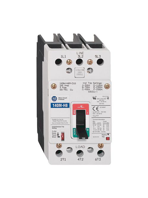 Allen-Bradley 140M-H8P-D10 Motor Circuit Protector Circuit Breaker Allen-Bradley 140M-H8P-D10 Motor Circuit Protector Circuit Breaker