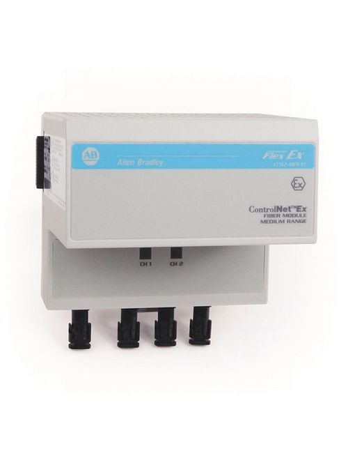 Product image for Allen-Bradley 1797-RPFM Flex EX Fiber Media Repeater