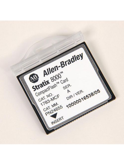 Allen Bradley 1783-MCF Stratix 8000 CompactFlash Spare Ethernet Managed Switch Memory Card Allen Bradley 1783-MCF Stratix 8000 CompactFlash Spare Ethernet Managed Switch Memory Card