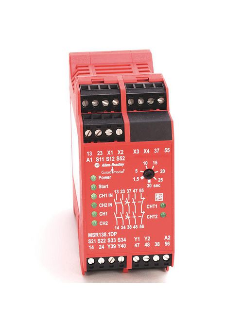 Allen Bradley 440R-M23143S Guardmaster MSR138DP Safety Relay Allen Bradley 440R-M23143S Guardmaster MSR138DP Safety Relay