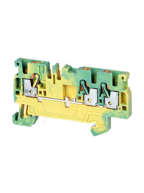 A-B 1492-PG4T IEC Ground Push-in Terminal Block A-B 1492-PG4T IEC Ground Push-in Terminal Block